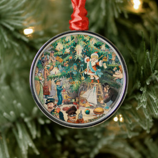 Ornamento De Metal Árvore Natal (1902)