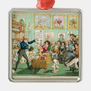 Ornamento De Metal As cabeças e os cérebros das vitelas; um