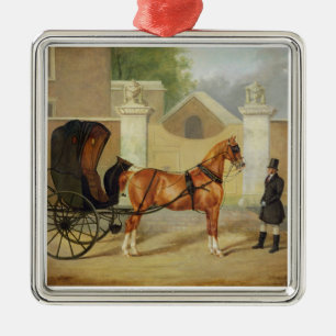 Ornamento De Metal As carruagems dos cavalheiros: Um Cabriolet,