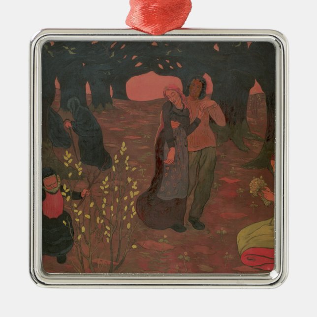 Ornamento De Metal As idades da vida, 1892 (Frente)