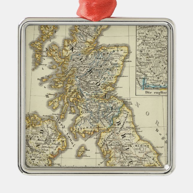 Ornamento De Metal As ilhas britânicas desde 1485 (Frente)