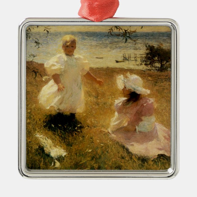 Ornamento De Metal As Irmãs (Frente)