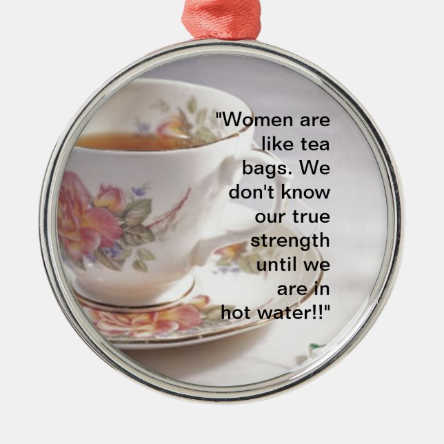 Ornamento De Metal As mulheres são como… (Frente)