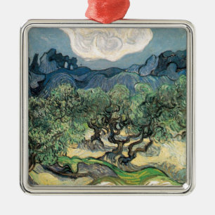 Ornamento De Metal As Oliveiras, Vincent van Gogh