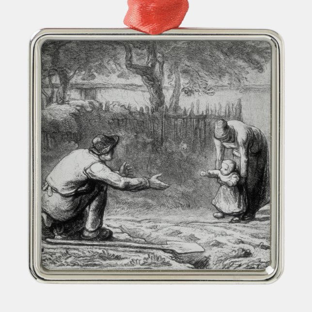 Ornamento De Metal As primeiras etapas (Frente)