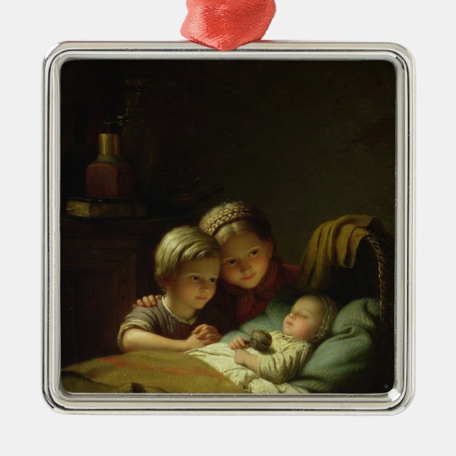 Ornamento De Metal As três irmãs (Frente)