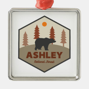 Ornamento De Metal Ashley National Forest Bear