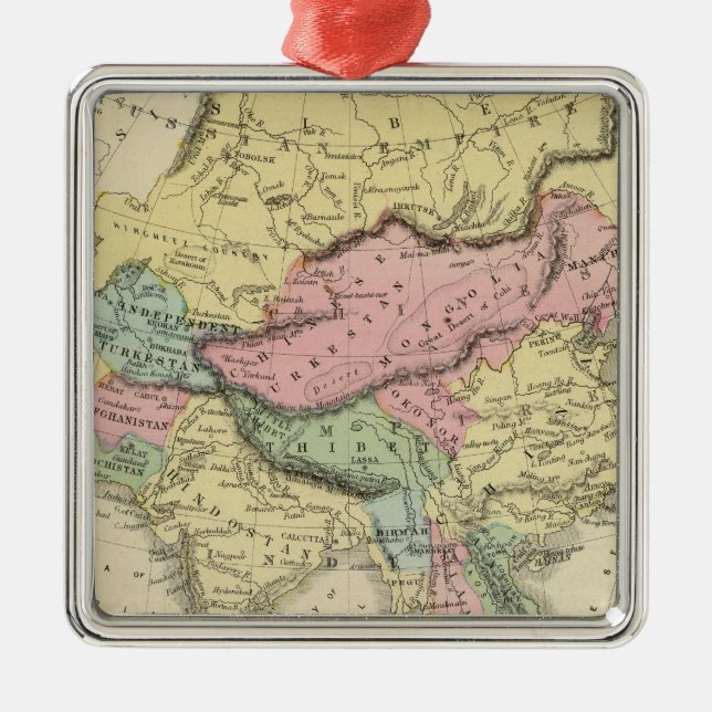 Ornamento De Metal Ásia 15 (Frente)