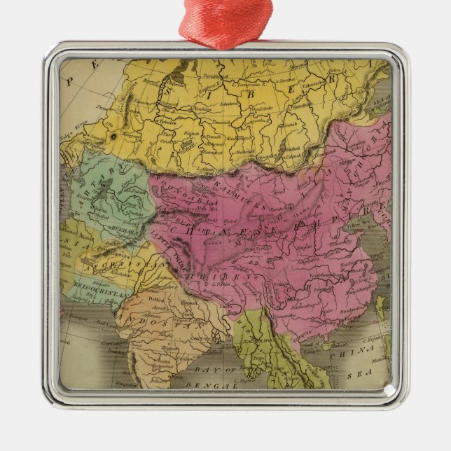 Ornamento De Metal Ásia 8 (Frente)