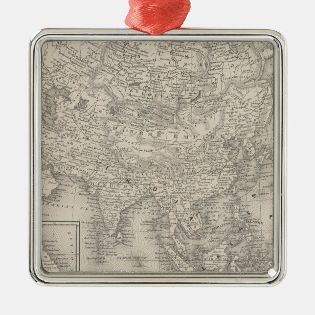 Ornamento De Metal Ásia 9 (Frente)