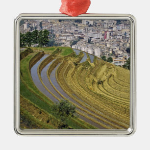 Ornamento De Metal Ásia, China, Província de Yunnan, Jinping. Jinpi