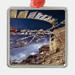 Ornamento De Metal Ásia, Índia, Ladakh, Leh. Conhecido como Pequeno