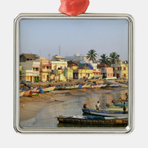 Ornamento De Metal Ásia, Índia, Tamil Nadu, Kanniyakumari