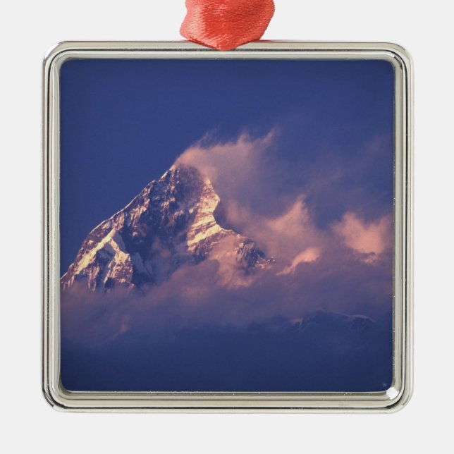 Ornamento De Metal Ásia, Nepal. Machuchhare (Frente)