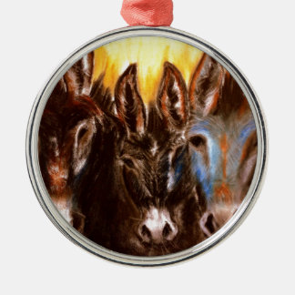 Ornamento De Metal Asno do BLM