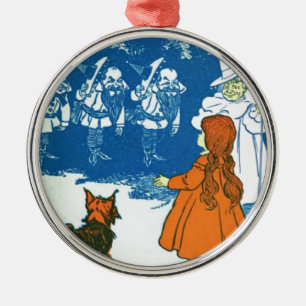 Ornamento De Metal Assistente de Oz