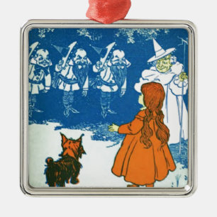 Ornamento De Metal Assistente de Oz