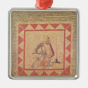 Ornamento De Metal Assoalho que descreve um gladiador, de Flace