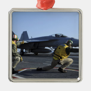 Ornamento De Metal Atiradores a bordo de USS George HW Bush