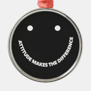 Ornamento De Metal Atitude Faz a Diferença Frase Motivacional