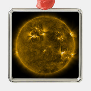 Ornamento De Metal Atividade solar no Sol 4