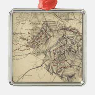 Ornamento De Metal Atlanta, Geórgia