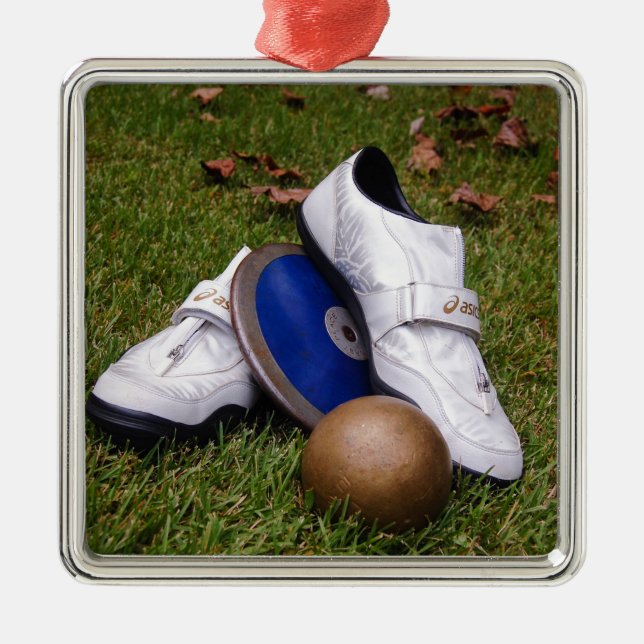 Ornamento De Metal Atletismo (Frente)