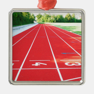 Ornamento De Metal Atletismo - impressão do corredor