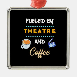 Ornamento De Metal Ator Alimentado Por Café De Teatro
