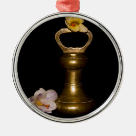 Ornamento De Metal Atração Floral