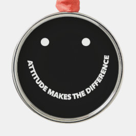 Ornamento De Metal Attitude Makes The Difference Motivational Saying 