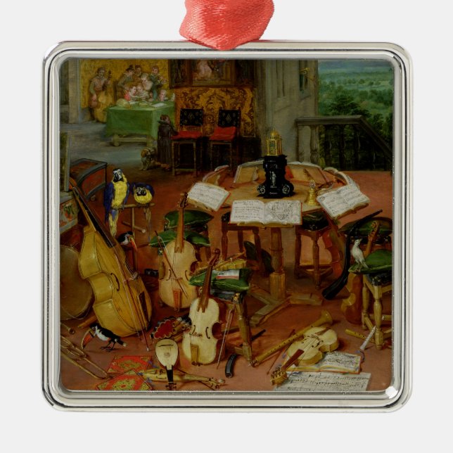 Ornamento De Metal Audição, 1617 (Frente)