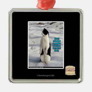 Ornamento De Metal Aumentado por pinguins