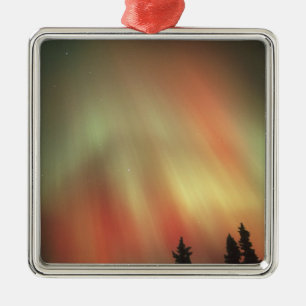 Ornamento De Metal Aurora Boreal, Luzes do Norte, Fairbanks