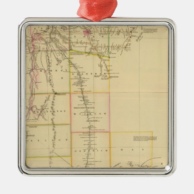 Ornamento De Metal Austrália Ocidental (Frente)