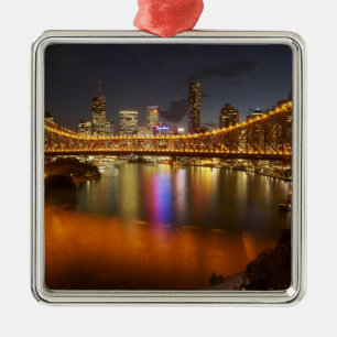 Ornamento De Metal Austrália, Queensland, Brisbane, Story Bridge, 2