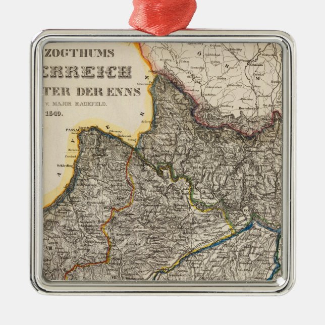 Ornamento De Metal Áustria 4 (Frente)