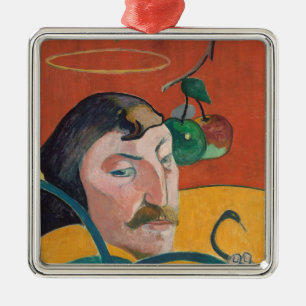 Ornamento De Metal Auto-Retrato de Paul Gauguin , 1889 (óleo na
