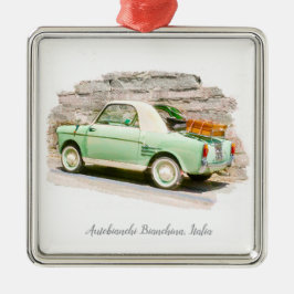 Ornamento De Metal Autobianchi Bianchina | Minicar da Itália