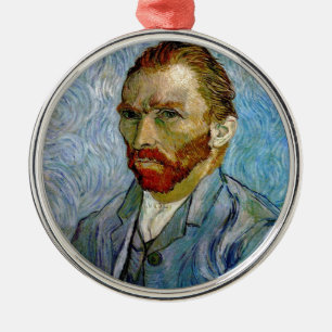 Ornamento De Metal autorretrato de Van Gogh