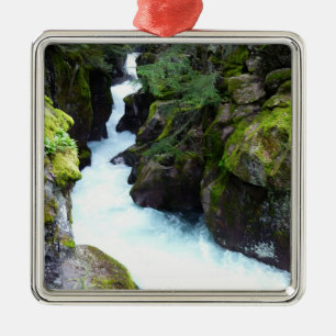 Ornamento De Metal Avalanche Gorge I no Glacier National Park