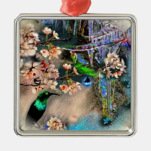 Ornamento De Metal Ave de Equinox