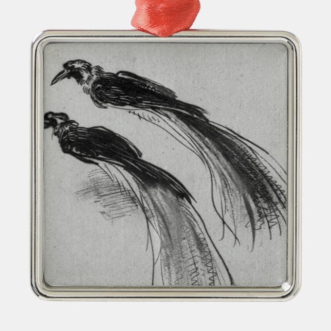 Ornamento De Metal Aves (Frente)