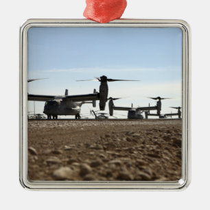Ornamento De Metal Aviões tiltrotor do Osprey V-22