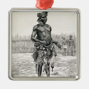 Ornamento De Metal Azandeh Binsa ou doutor de bruxa