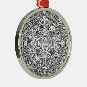 Ornamento De Metal AZTECA OU MEXICA mexicana