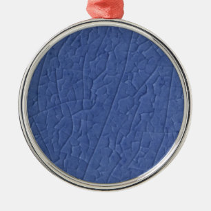 Ornamento De Metal Azure stone cracks Ornament