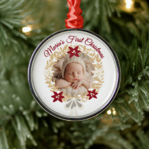 Baby’s First Christmas Gold Wreath 
