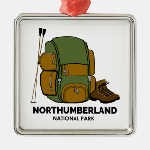 Ornamento De Metal Backpack Nacional do Northumberland