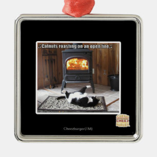 Ornamento De Metal Bagaço de castanhas